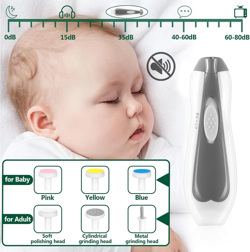 POPYJAN Baby Healthcare and Grooming Kit for Newborn Kids, 31PCS Upgraded Safety Baby Care Kit, Newborn Nursery Health Care Set, Baby Care Products （Grey White) - Image 5